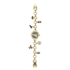 Orologio Mizzica in metallo gold con bracciale e charms MJ162
